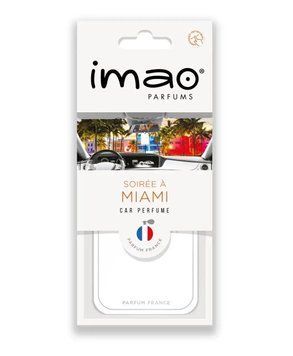 Ароматизована карта (освіжувач повітря) Вечір у Маямі (Soir&eacute;e &Agrave; Miami) пластина IMAO Made in France.  Im11 фото