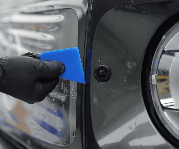 Ракель трапеціє&shy;подібний для роботи з поліуретановою плівкою SGCB Right Angle Trapezoid Squeegee SGPM003 фото