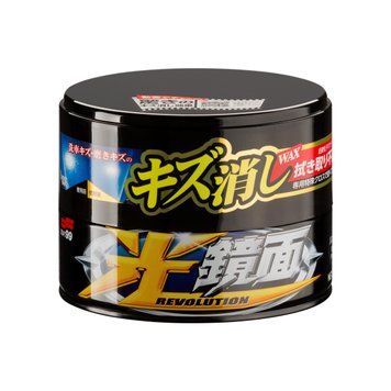 Твердий віск для маскування подряпин та блиску темних автомобілів SOFT99 Scratch Clear Wax Mirror Finish Black Soft99-11 фото
