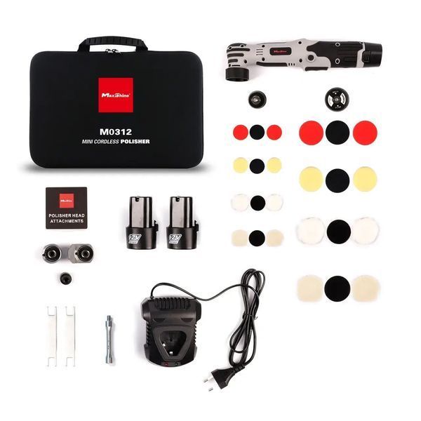 Полірувальна машина з ексцентриковим обертанням MaxShine Mini Cordless Polisher M0312-V2 фото