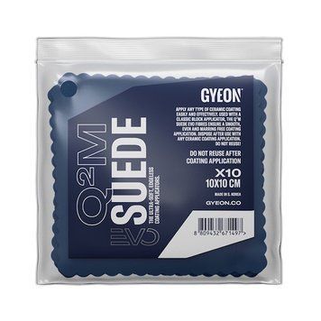 Cерветка для нанесення захисних покриттів, замшева фібра Gyeon Q&sup2;M Suede 10x10 см. 10 шт G.Suede фото