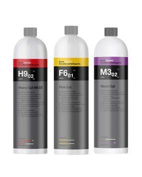 Набір полірувальних паст Koch Chemie H9.02 + F6.01 + M3.02 по 1 л (3 шт) N7 фото