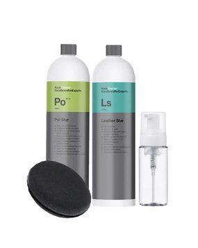 Набір для догляду за шкіряним салоном KochChemie Pol Star Leather Star - професійна хімчистка консервація шкіри N24 фото