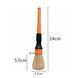 Пензлик для детейлінгу натуральний ворс Orange Car Detailing Brush 24 см CL126 фото 4
