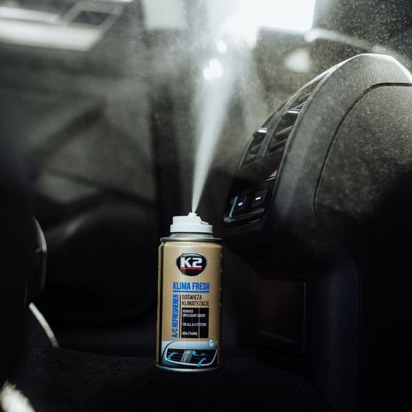 Очищувач системи кондиціонування, ароматизатор K2 Klima Fresh Blueberry "Лохина"  150 мл K222BB фото