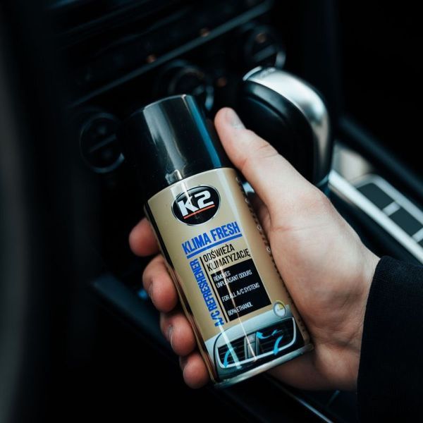Очищувач системи кондиціонування, ароматизатор K2 Klima Fresh Cherry "Вишня" 150 мл K222CH фото