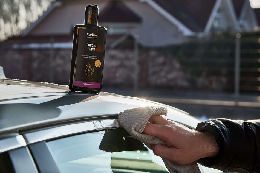 Поліроль для хромованих, алюмінієвих та сталевих поверхонь Chrome Shine, 250 мл CB-005 фото