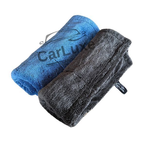 Рушник для сушіння кузова CarLuxe 40&times;60 см &ndash; двосторонній мікрофібровий рушник DT Double Twist для автомобіля CL.DT.40x60 фото